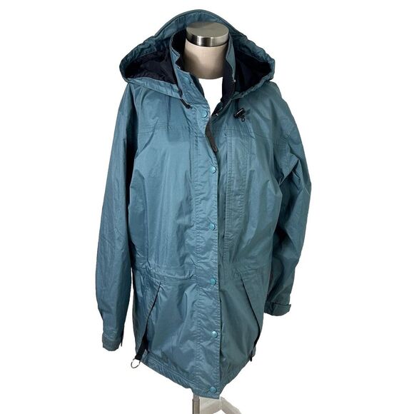 REI Elements E1 Full Zip Hooded Elements Water Windbreaker Jacket Men's M EUC - Picture 14 of 16